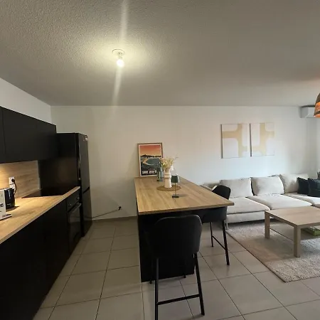 Апартаменты Superbe 2ch, Clim, Terrasse, Pkg, Wifi, Tv